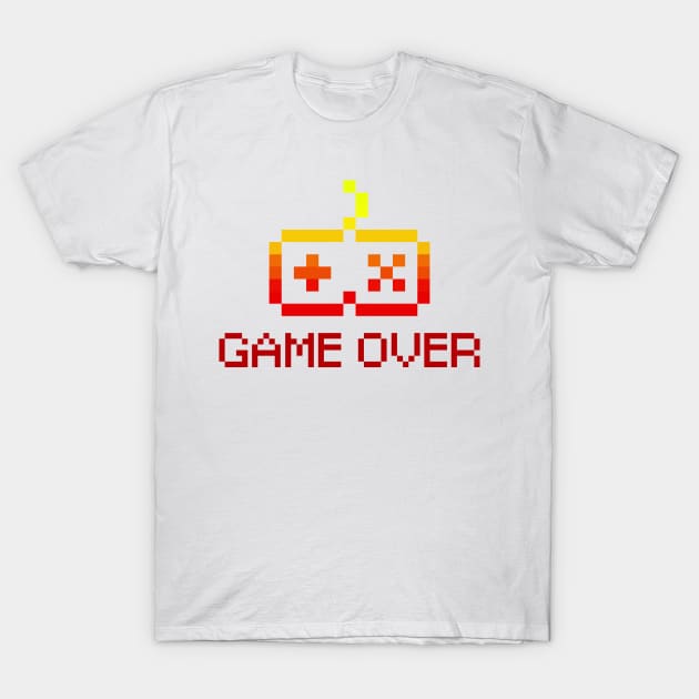 Game Over Pixel T-Shirt by VEKTORKITA